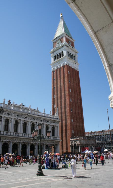 Der markusplatz venedig foto