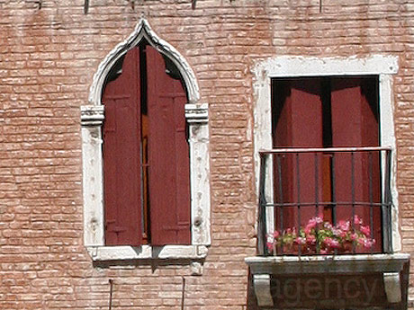 Fenster in venedig foto