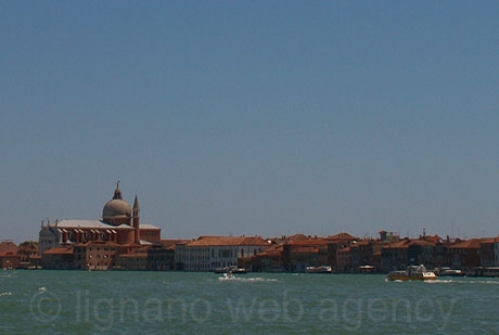 Panoramische aussicht venedig foto