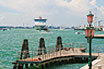 Aussicht Uber Der Hafen Von Venedig