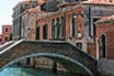 Bruecke Ueber Einen Kanal In Venedig