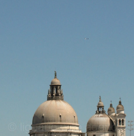 Santa maria della salute church dome in venice photo