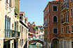 Bridge Across A Rio In Venice