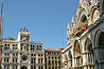 Clock Tower In St Marks Square Venice