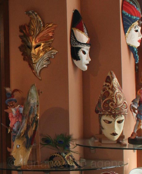 Venetian carnival masks photo