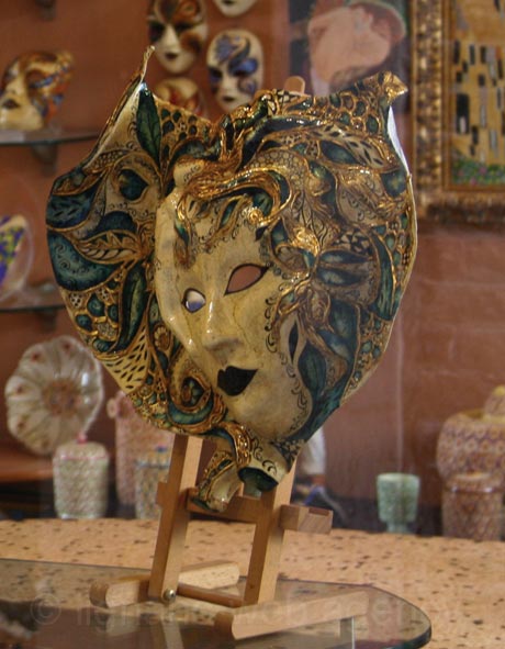 Maschera per il carnevale di venezia foto