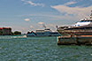Лодки порт в Венеции