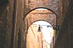 Старые кирпичные стены в Венеции